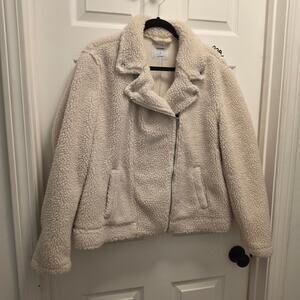 Old Navy XXL Sherpa Moto Jacket